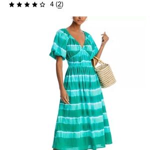 Banjanan Francesca tie dye Striped Midi Dress